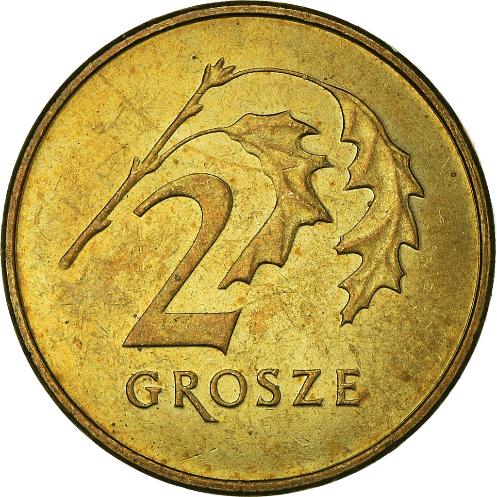 Moneta, Polonia, 2 Grosze, 2009