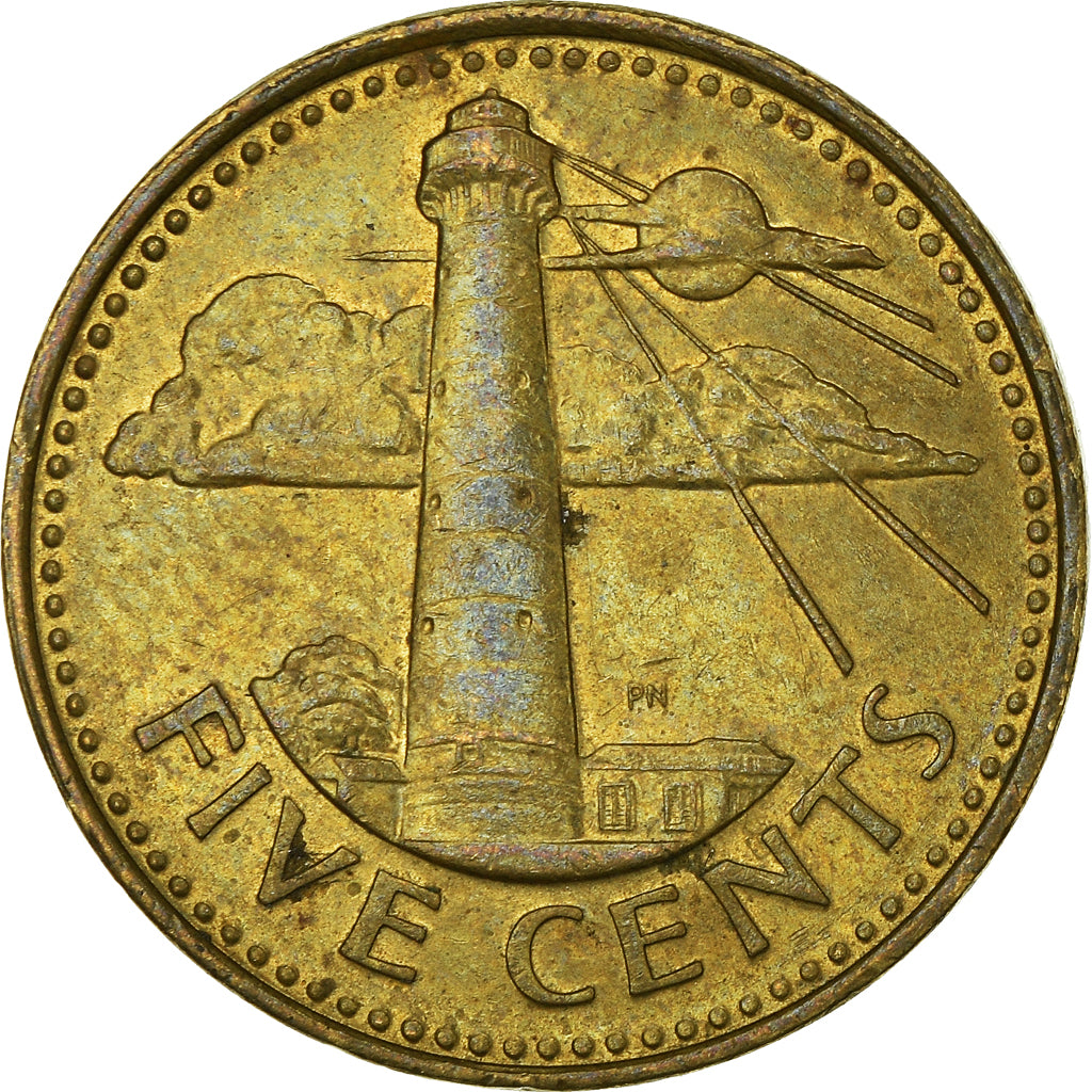 Munten, Barbados, 5 Cents, 2005
