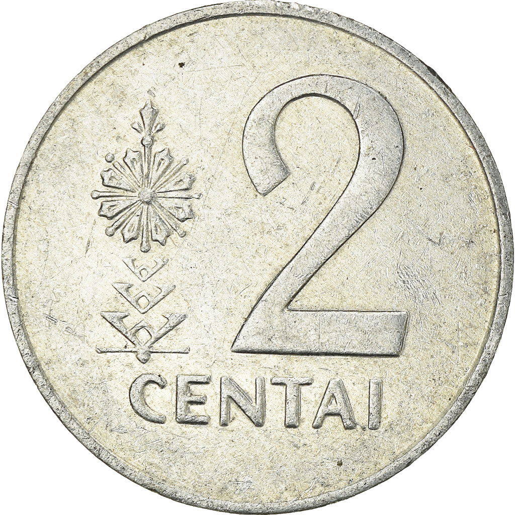 Monnaie, Lituanie, 2 Centai, 1991
