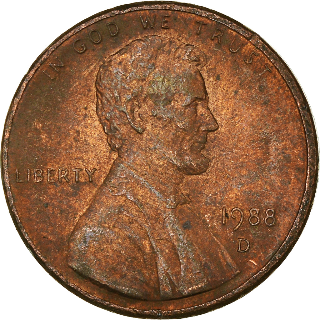 Münze, Vereinigte Staaten, Cent, 1988