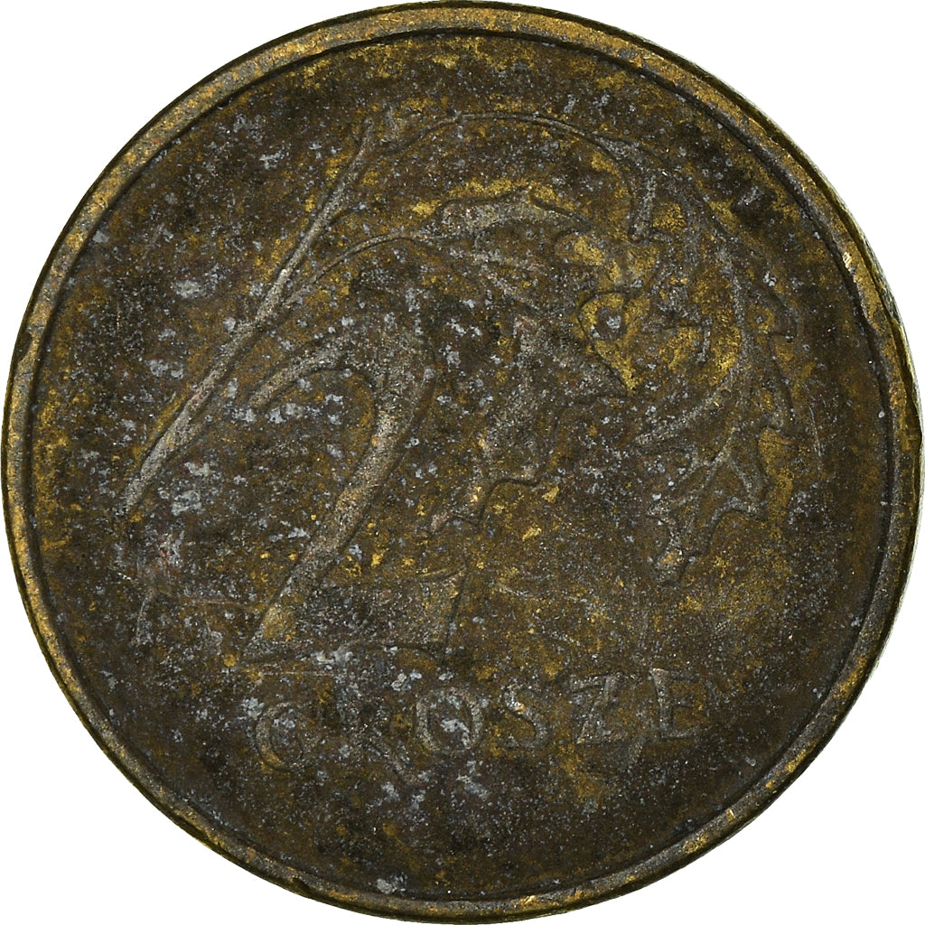 Moneta, Polonia, 2 Grosze, 1999