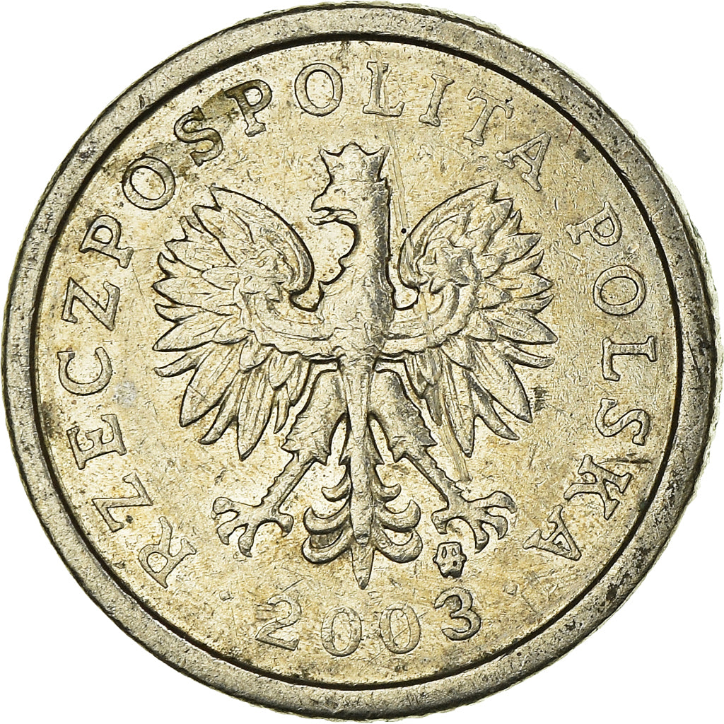 Münze, Polen, 10 Groszy, 2003