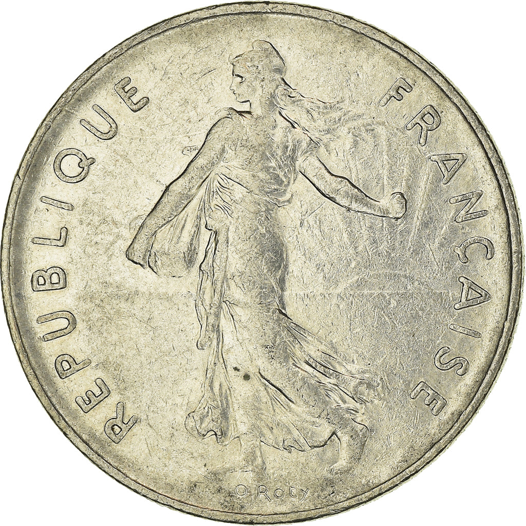 Coin, France, 5 Francs, 1976