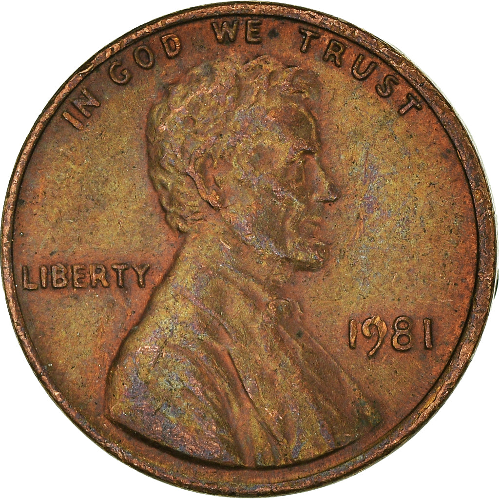 Coin, United States, Cent, 1981