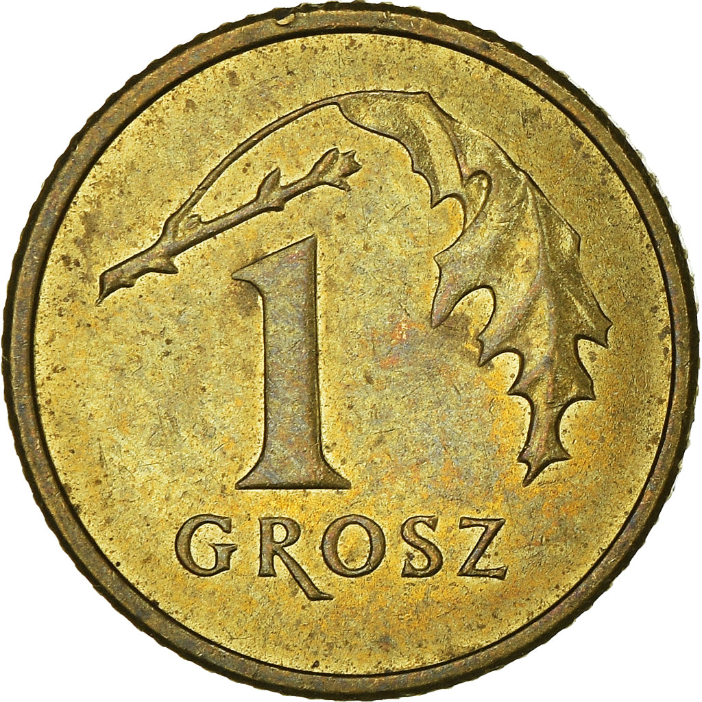 Moneta, Polonia, Grosz, 2002