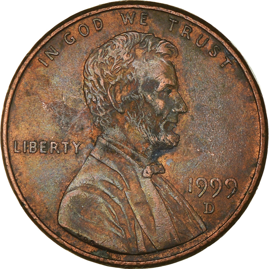 Coin, United States, Cent, 1999