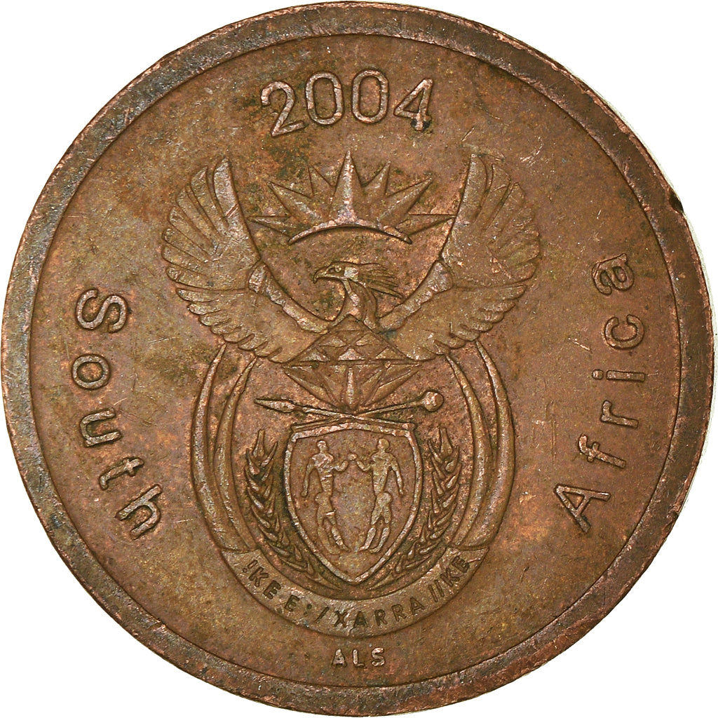 Münze, Südafrika, 5 Cents, 2004