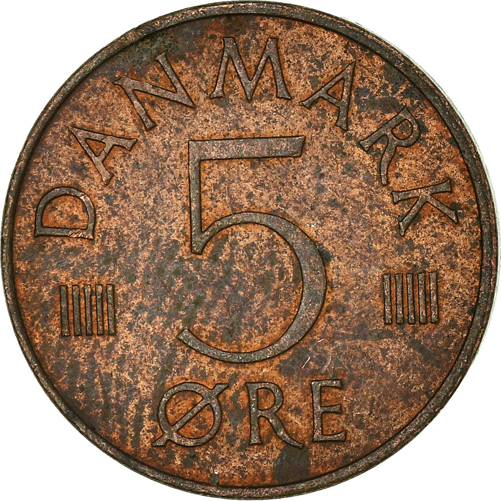 Moeda, Dinamarca, 5 Öre, 1978
