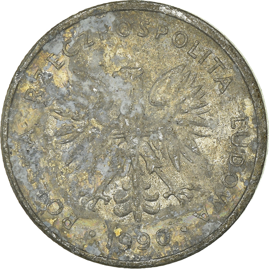 Munten, Polen, 2 Zlote, 1990