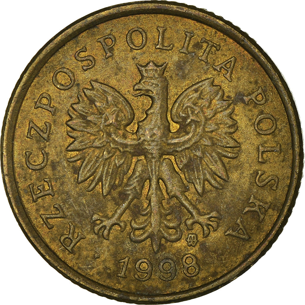 Monnaie, Pologne, 5 Groszy, 1998