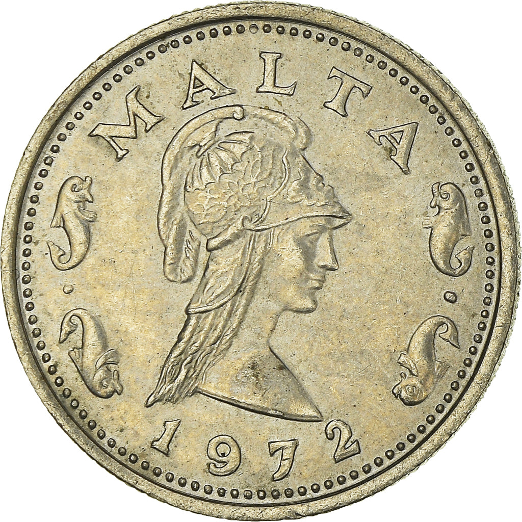 Moneta, Malta, 2 Cents, 1972