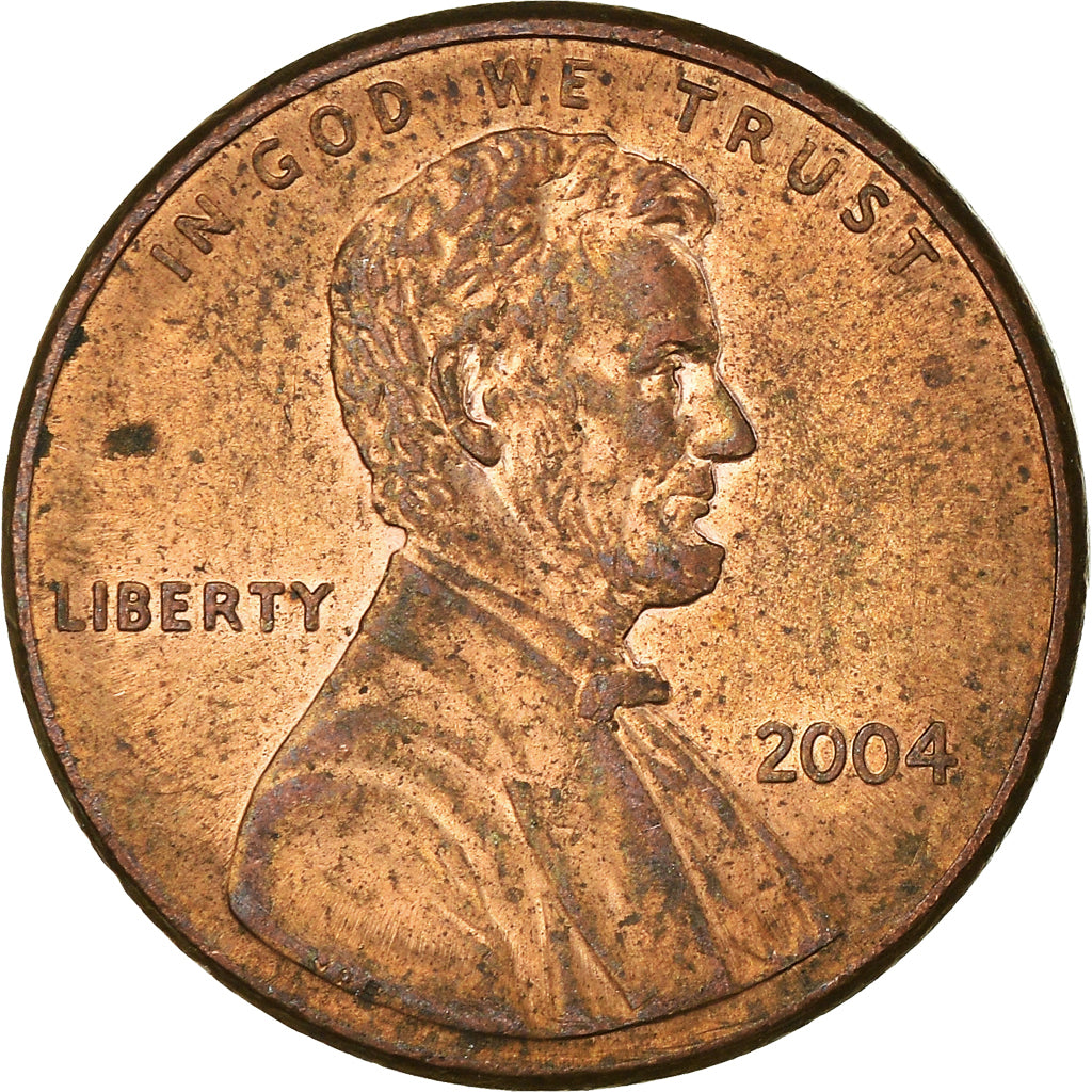Moneta, Stati Uniti, Cent, 2004