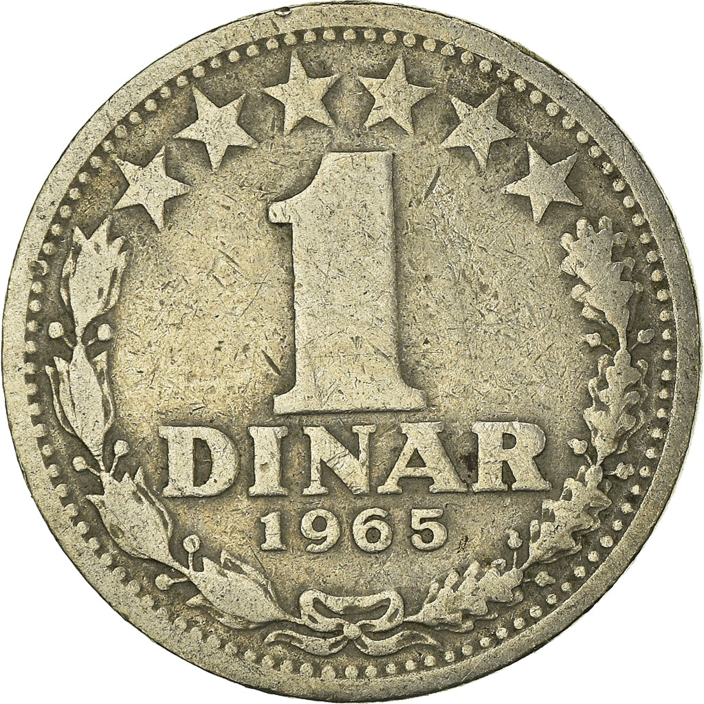 Münze, Jugoslawien, Dinar, 1965