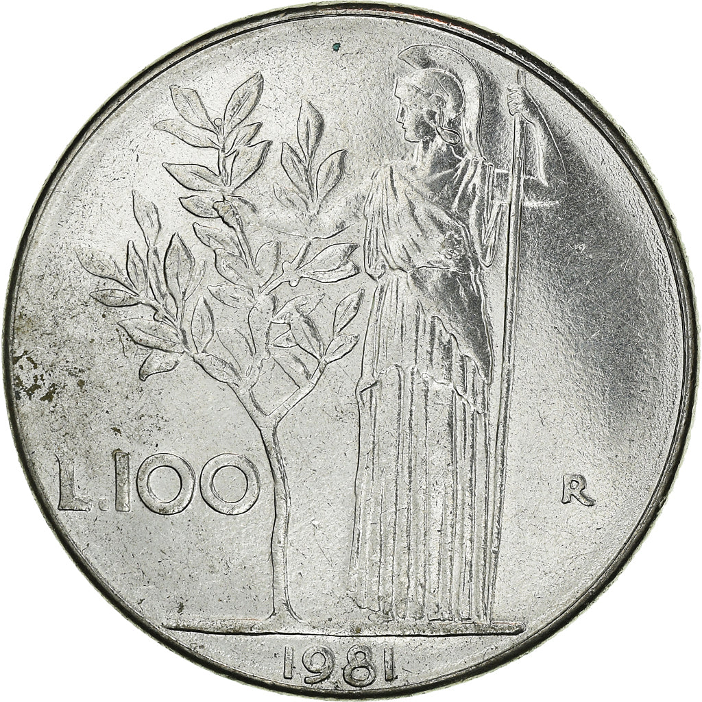 Monnaie, Italie, 100 Lire, 1981