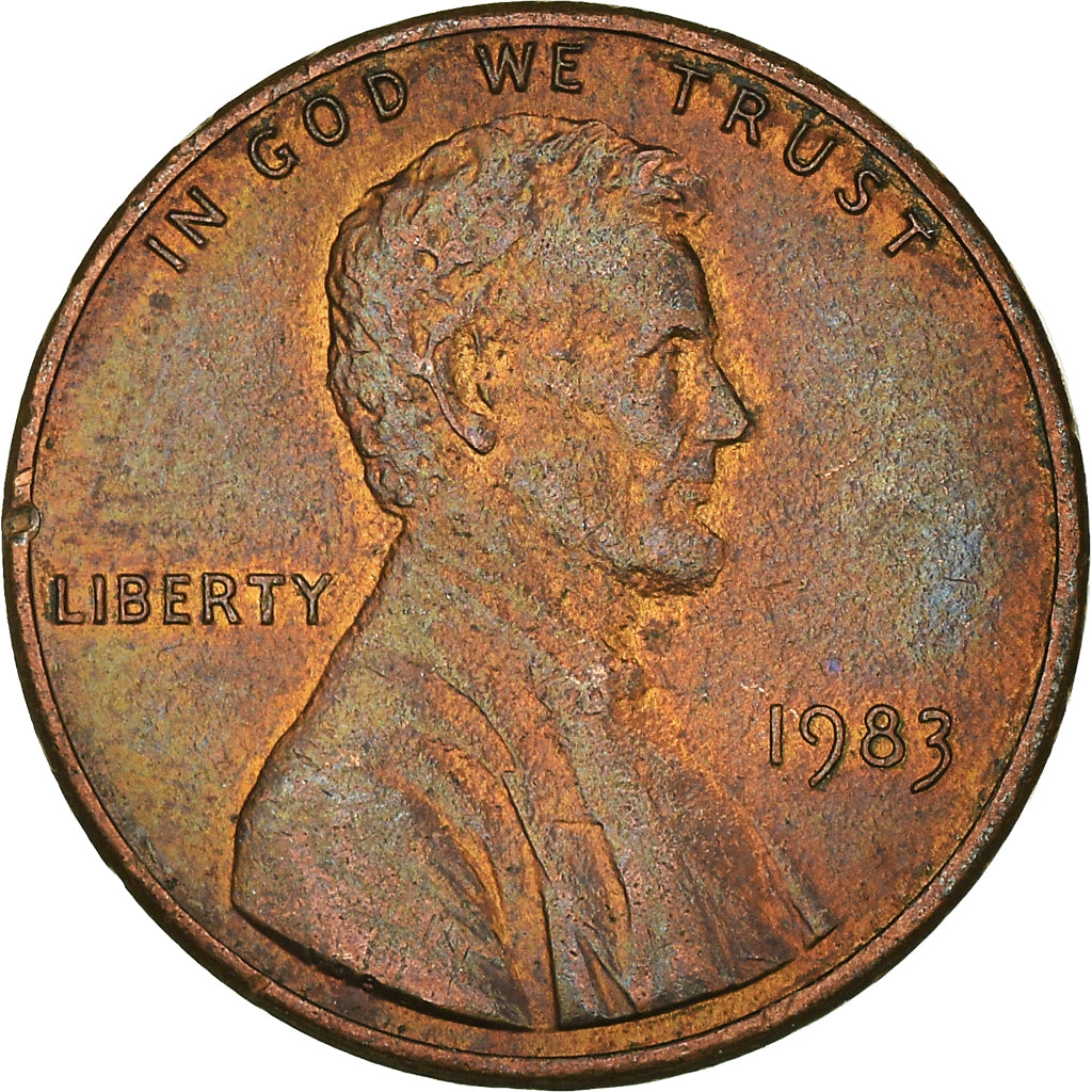 Monnaie, États-Unis, Cent, 1983