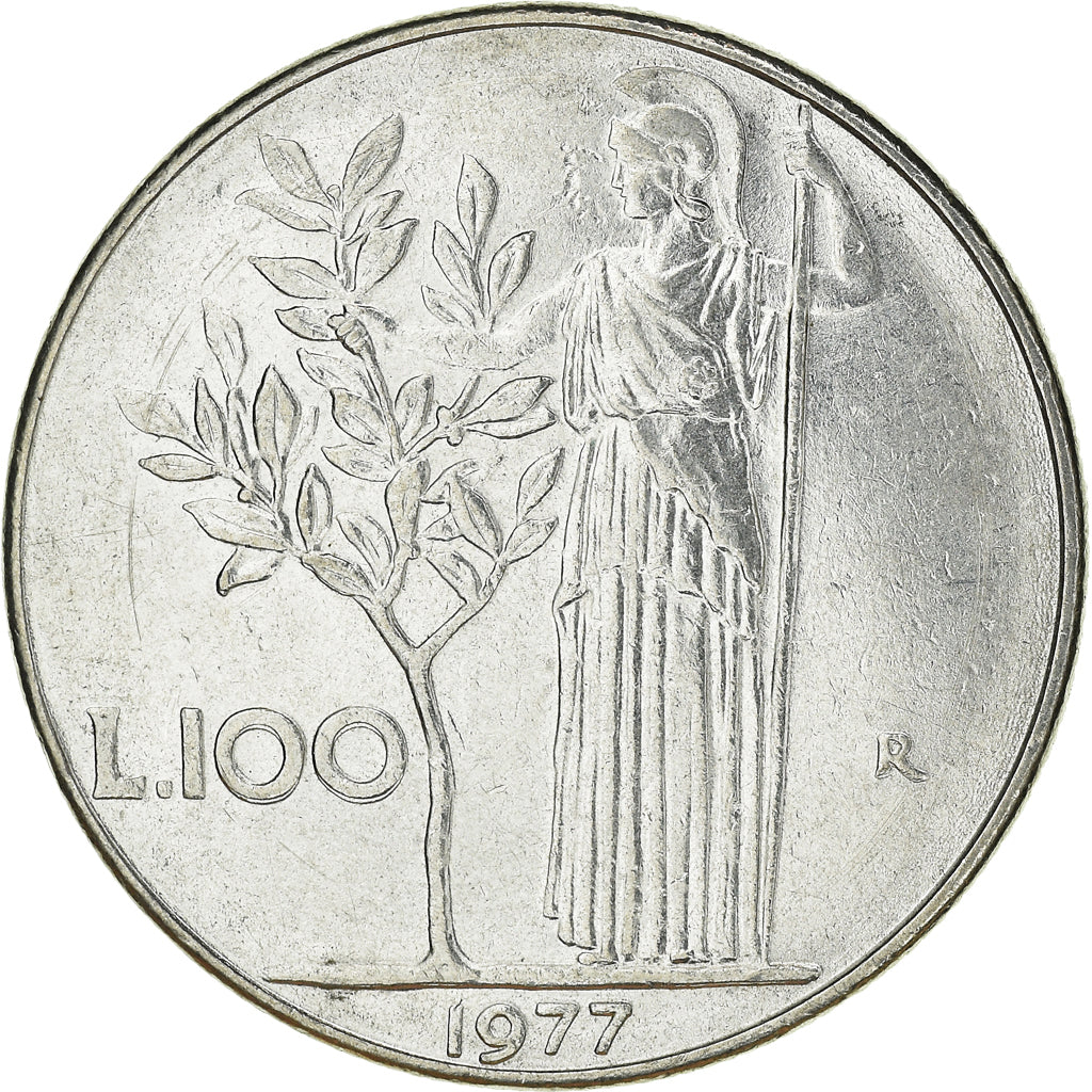Coin, Italy, 100 Lire, 1977