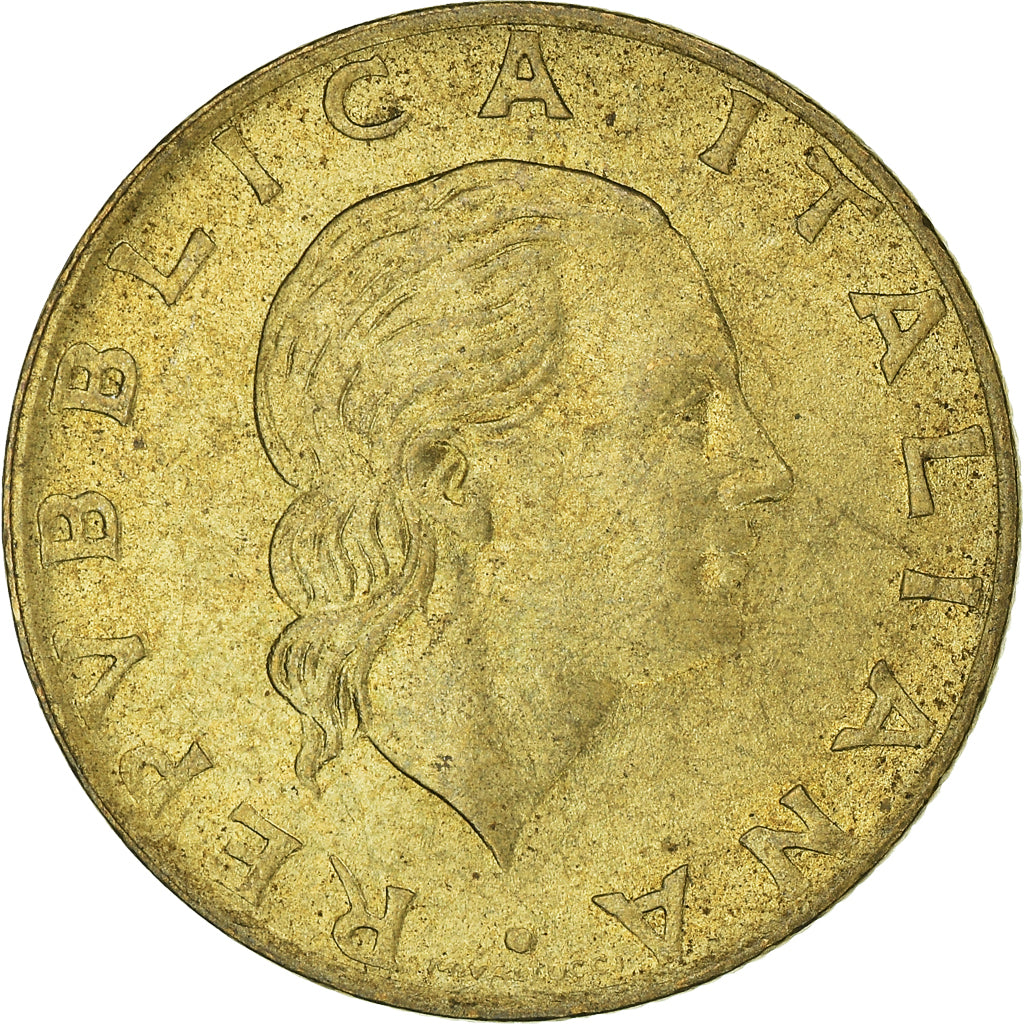 Münze, Italien, 200 Lire, 1992
