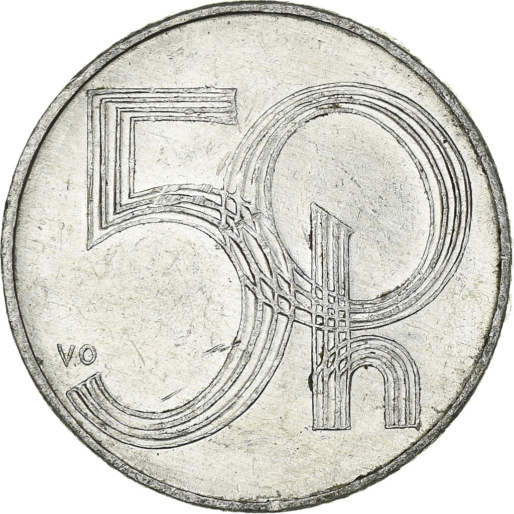 Moneta, Czechy, 50 Haleru, 1995