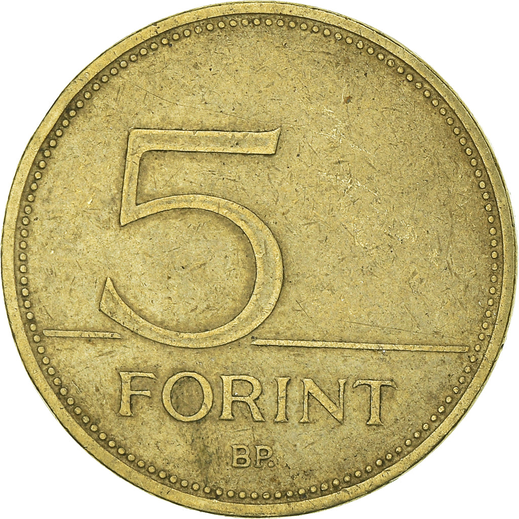 Moeda, Hungria, 5 Forint, 1994