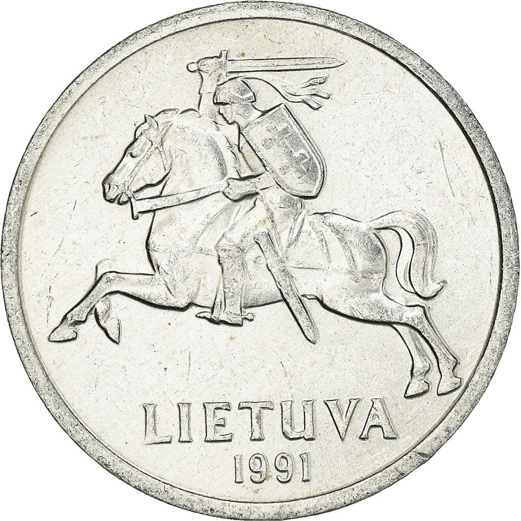 Moneda, Lituania, Centas, 1991
