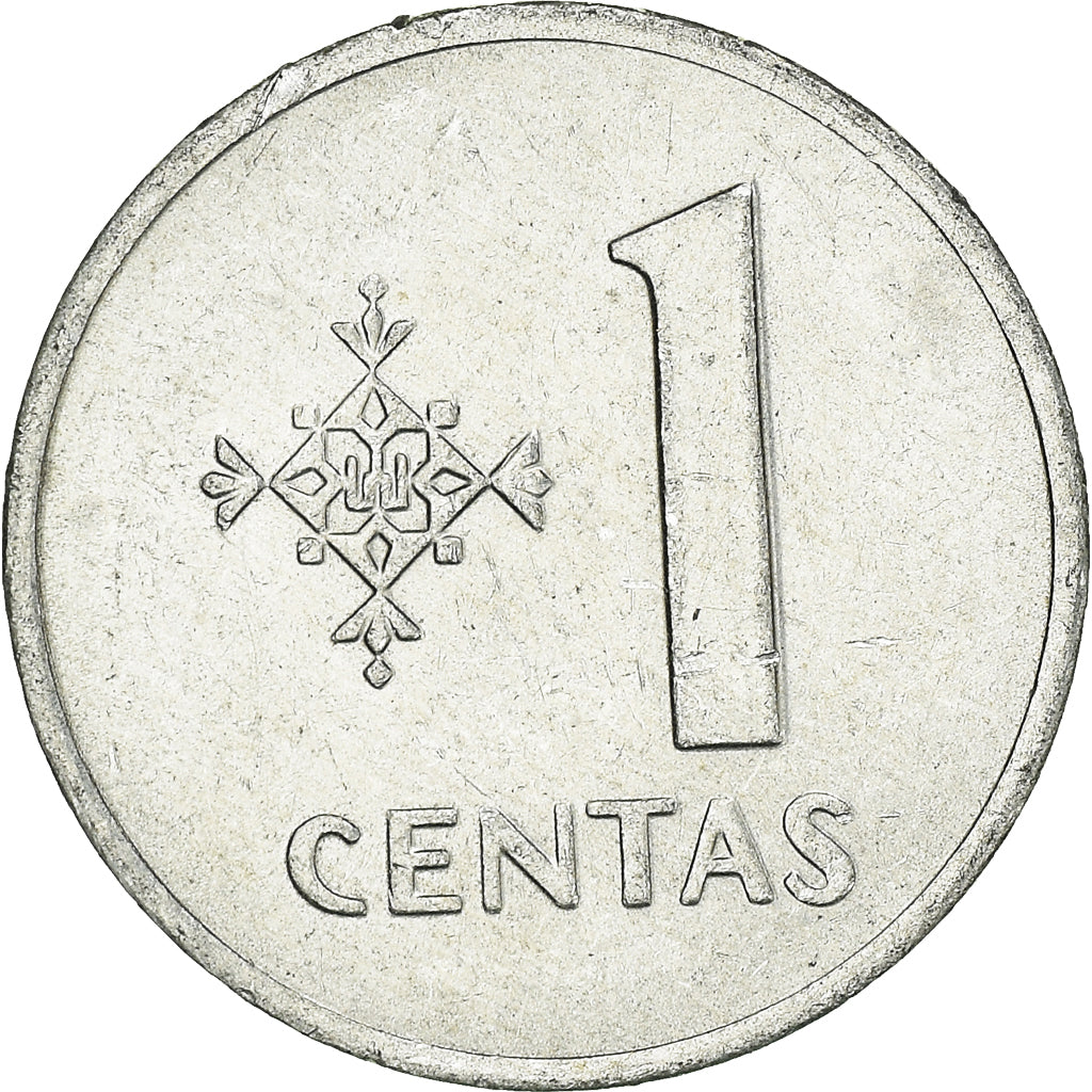 Moneda, Lituania, Centas, 1991