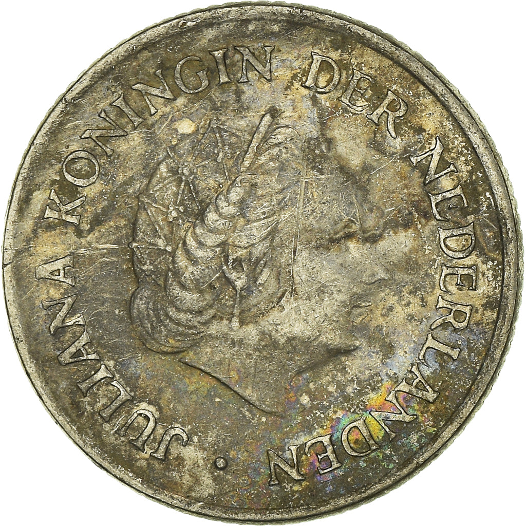 Münze, Niederlande, 25 Cents, 1976