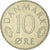 Moeda, Dinamarca, 10 Öre, 1973