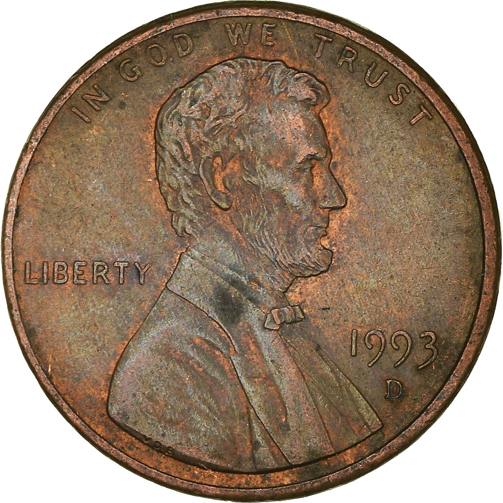 Monnaie, États-Unis, Cent, 1993