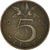 Moeda, Países Baixos, 5 Cents, 1950