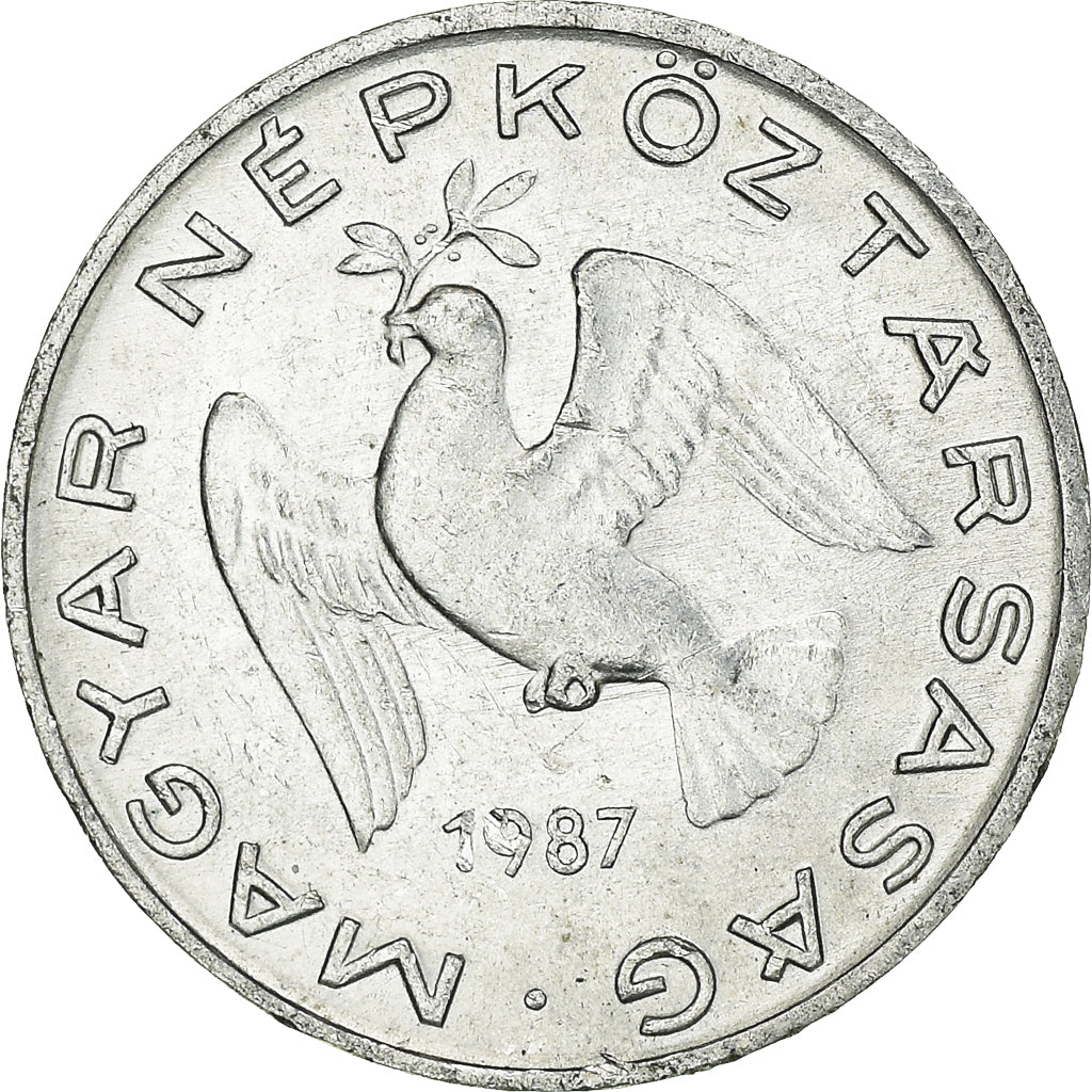 Moneda, Hungría, 10 Filler, 1987