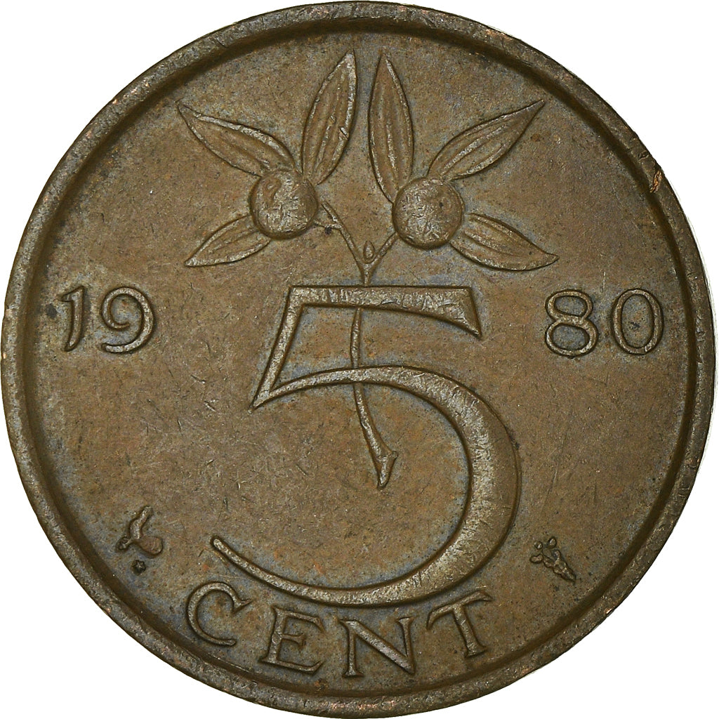 Moneta, Holandia, 5 Cents, 1980