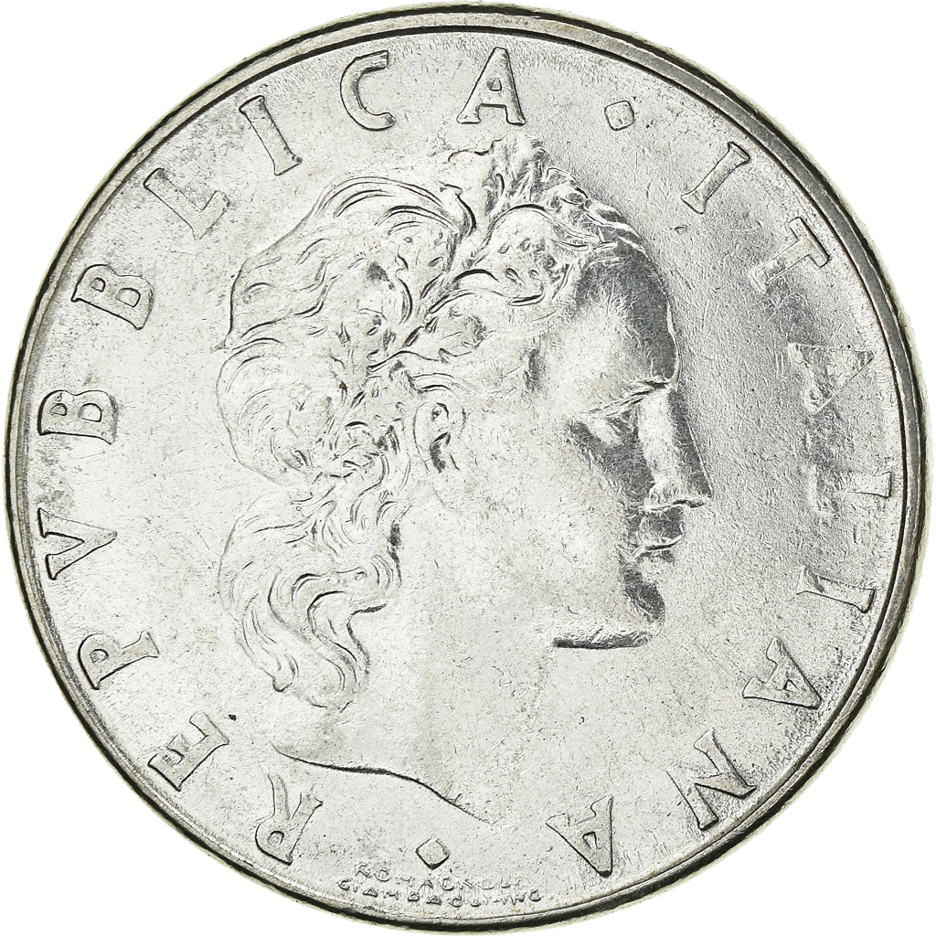 Moeda, Itália, 50 Lire, 1977