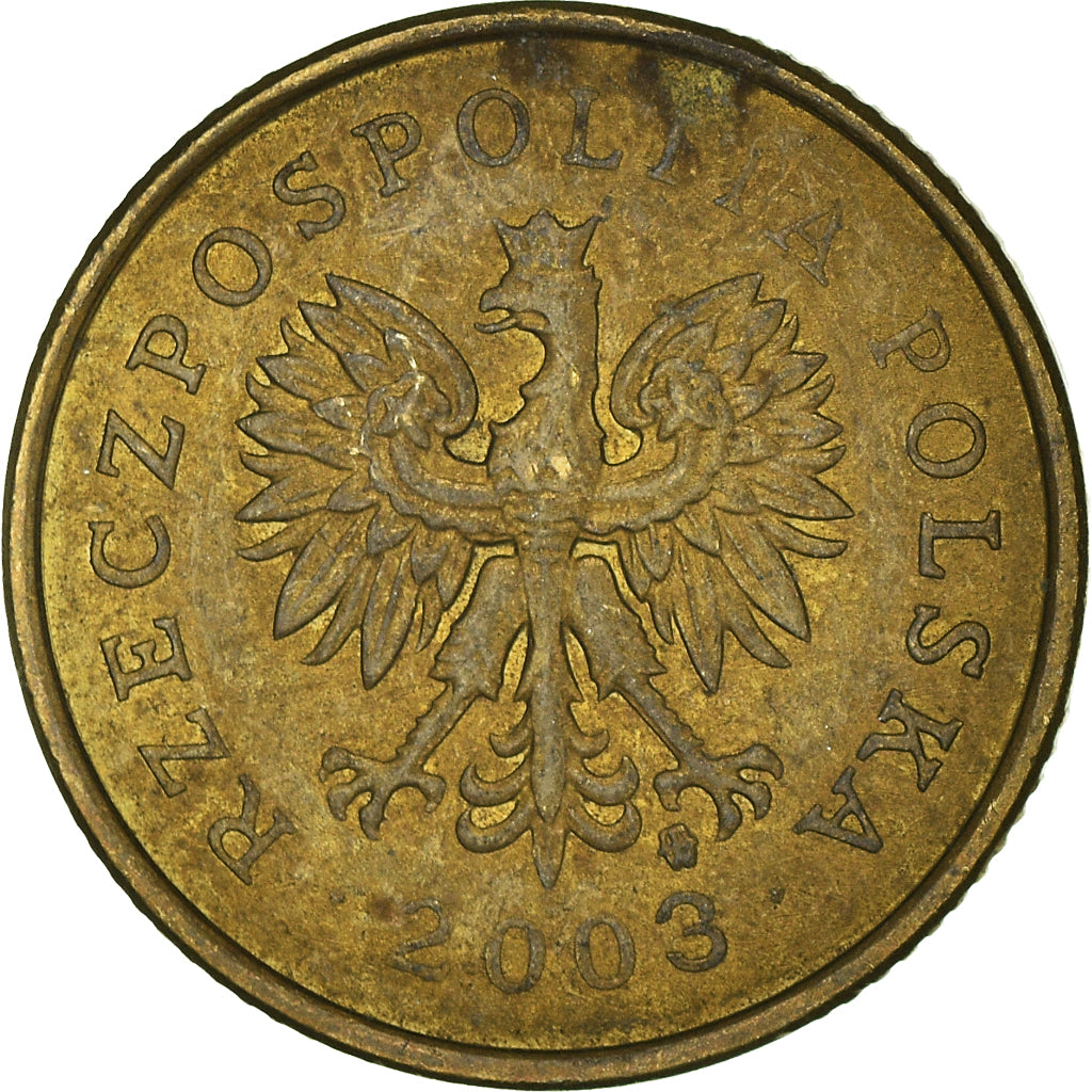 Moneta, Polonia, 5 Groszy, 2003