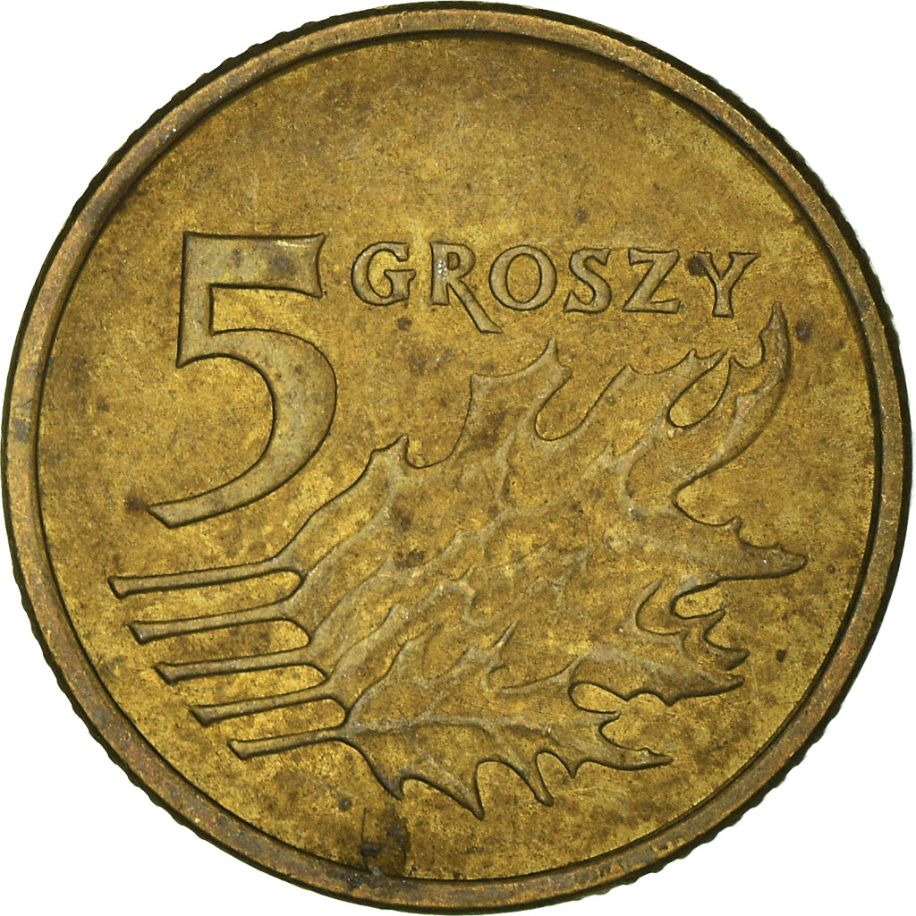 Moneta, Polonia, 5 Groszy, 2003