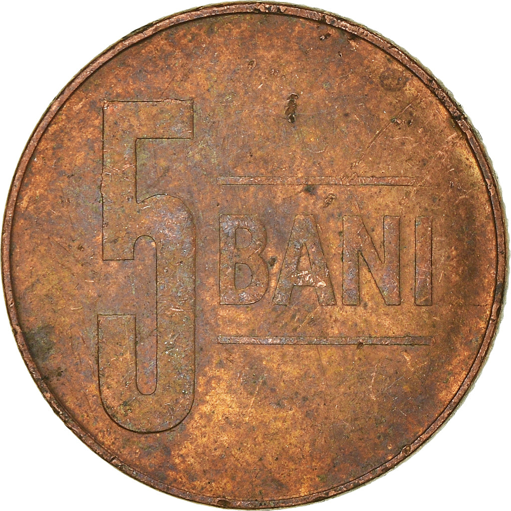 Monnaie, Roumanie, 5 Bani, 2008