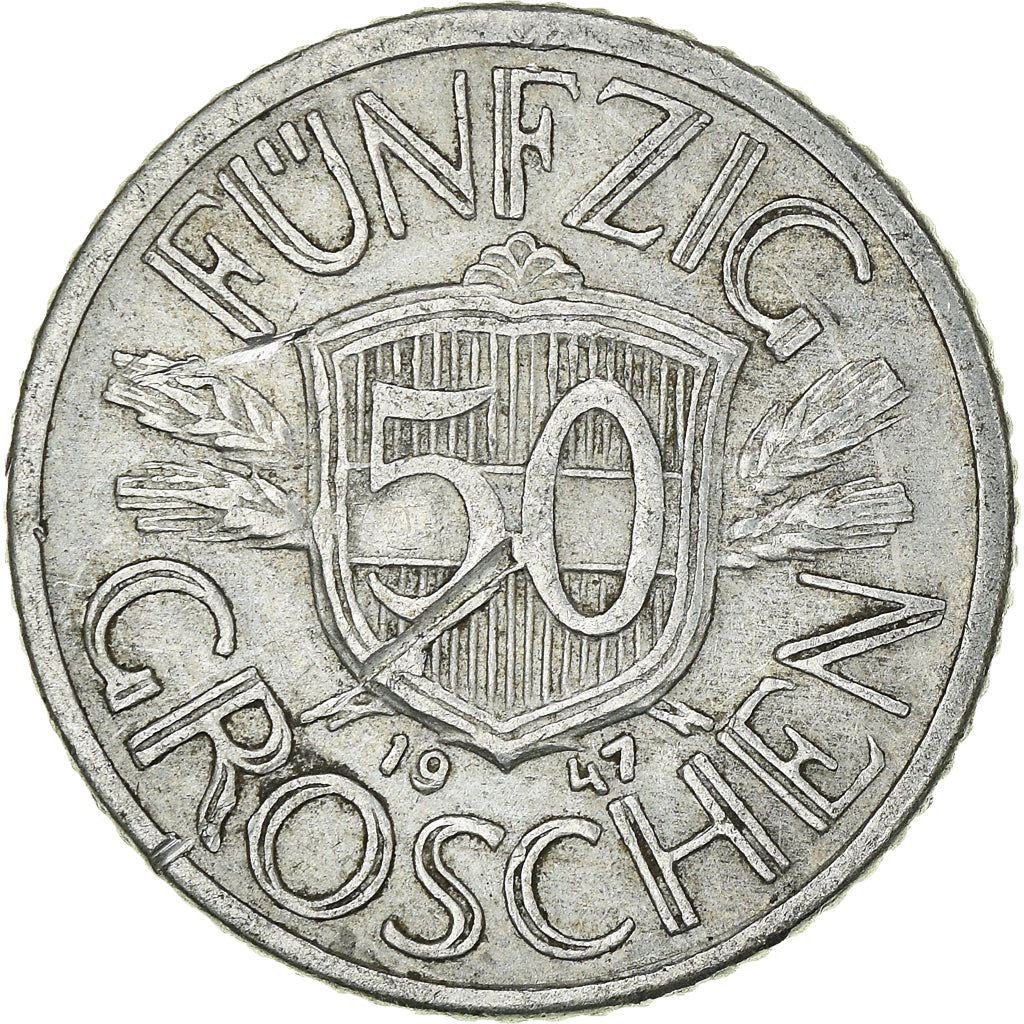 Coin, Austria, 50 Groschen, 1947