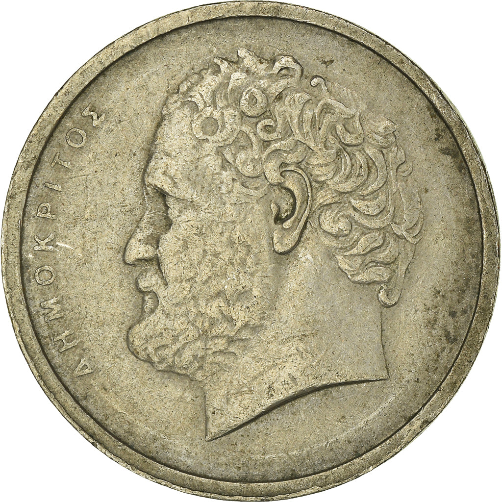 Moneda, Grecia, 10 Drachmai, 1980