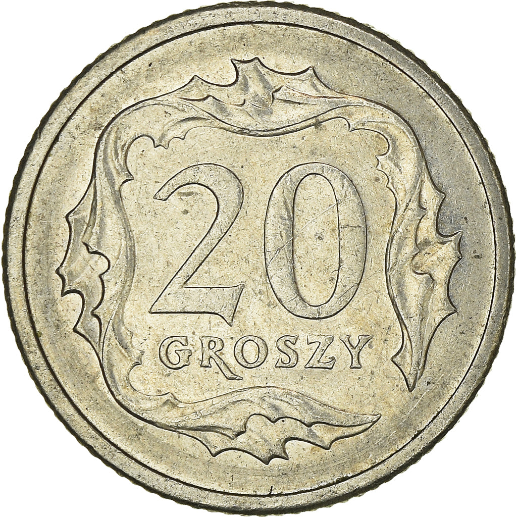 Moneta, Polonia, 20 Groszy, 2007