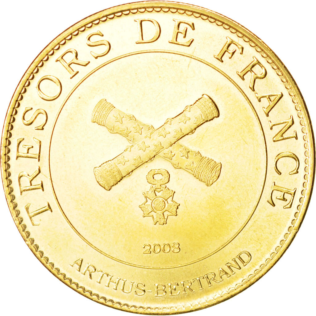 France, Tourist Token, Arts & Culture, Token, 2008, MS(63), Cupro-nickel...