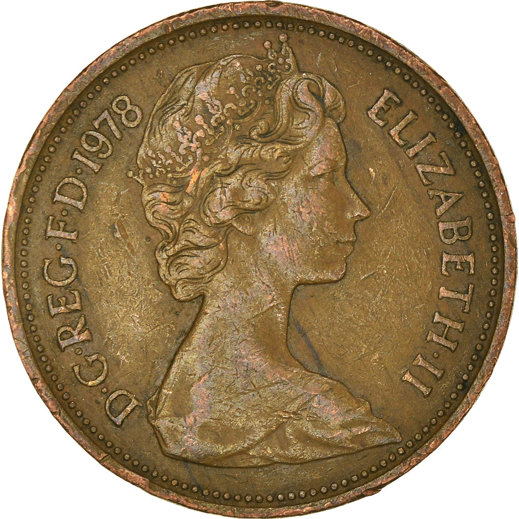 Munten, Groot Bretagne, 2 New Pence, 1978