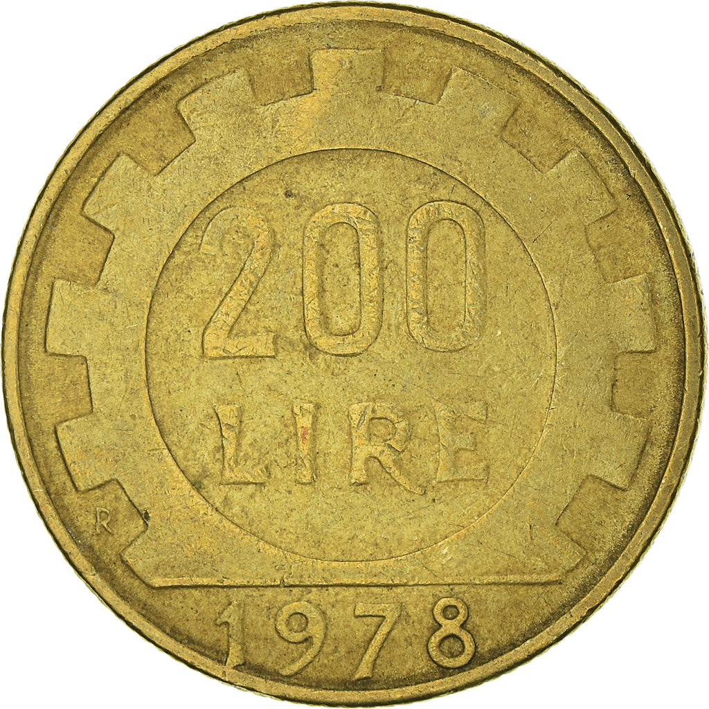 Munten, Italië, 200 Lire, 1978
