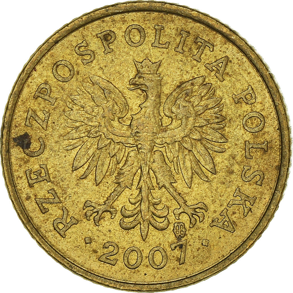 Moneta, Polonia, Grosz, 2007