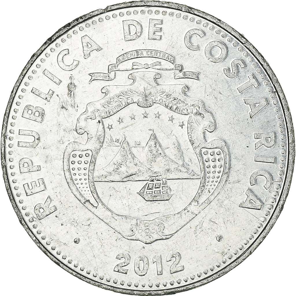 Monnaie, Costa Rica, 5 Colones, 2012