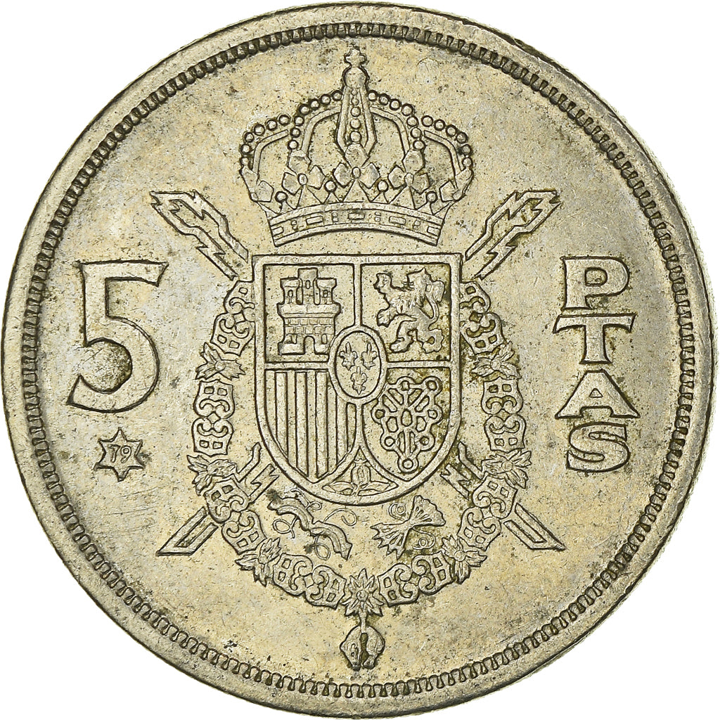 Moeda, Espanha, 5 Pesetas, 1979