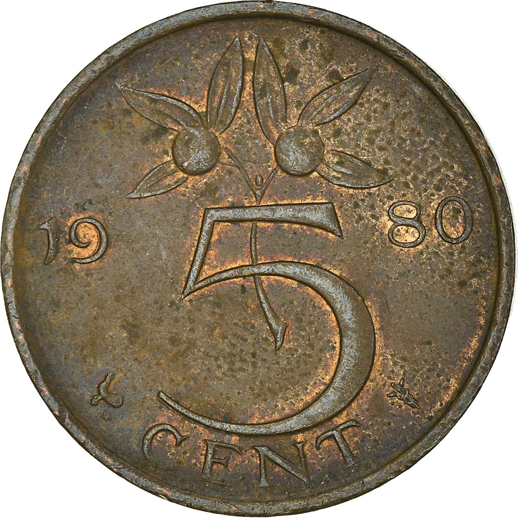 Munten, Nederland, 5 Cents, 1980