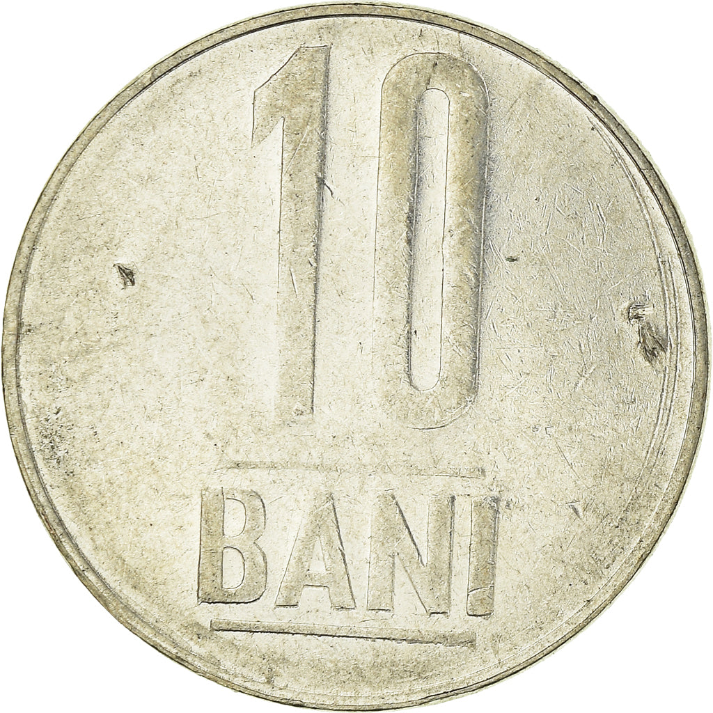 Moneda, Rumanía, 10 Bani, 2009