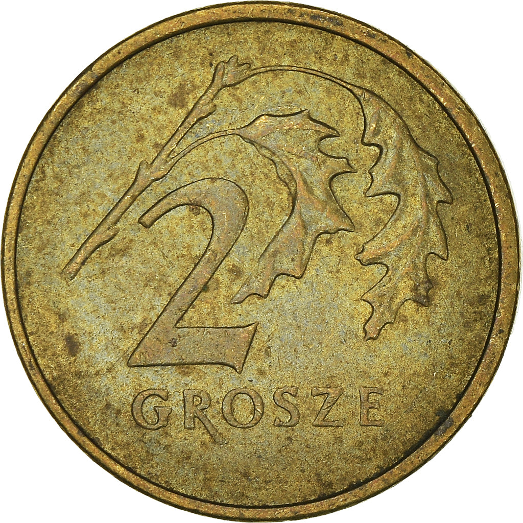 Münze, Polen, 2 Grosze, 2004