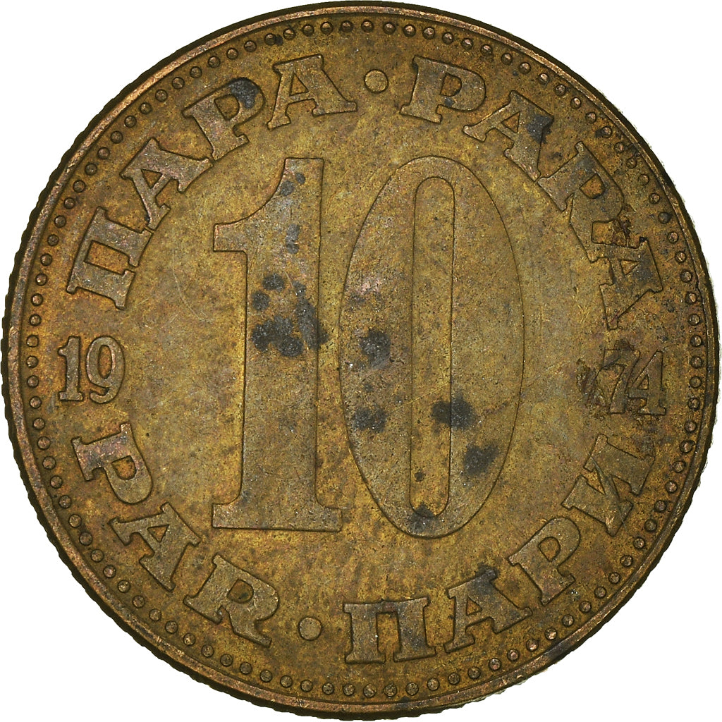 Münze, Jugoslawien, 10 Para, 1974