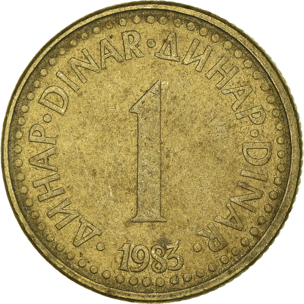 Münze, Jugoslawien, Dinar, 1983