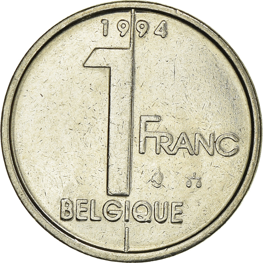 Moneta, Belgio, Franc, 1994